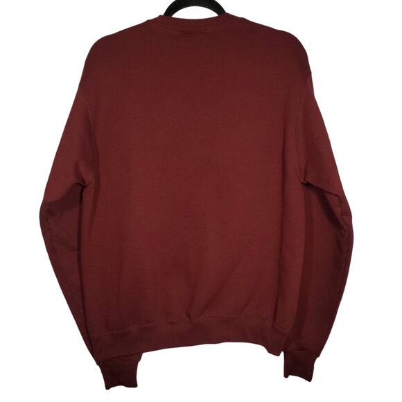 VTG Champion ASU Sweatshirt Men's M Maroon Embroidered Arizona State Spellout - Picture 4 of 6